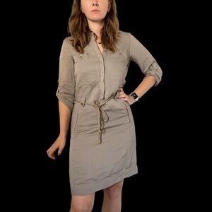 Never worn Massimo Dutti with tags unique utility style dress